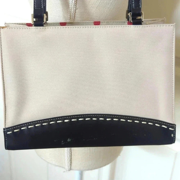 Kate Spade ♠️ Black and White Handbag - Picture 5 of 9